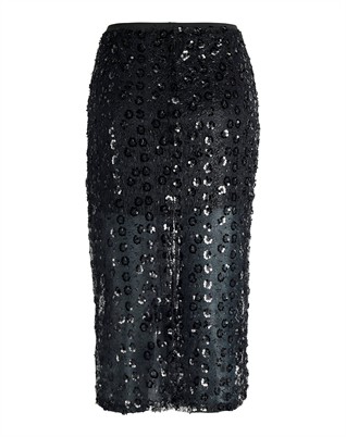 JXDream Sequin Nederdel - Black 